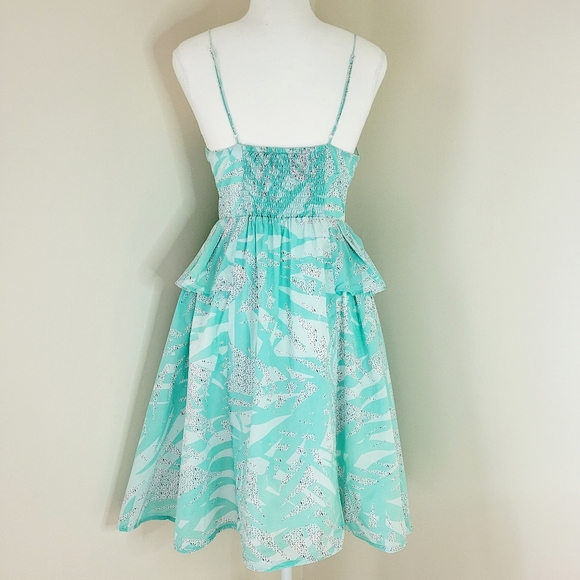 COUNTRY ROAD Size 10 Tropical Print Sun Dress - Picture 6 of 12